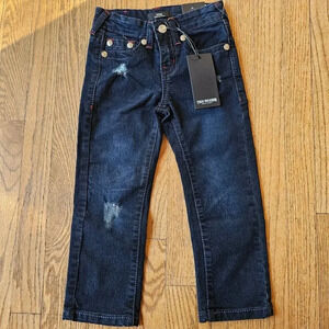 NWT! True Religion Geno relaxed slim jeans size 4T